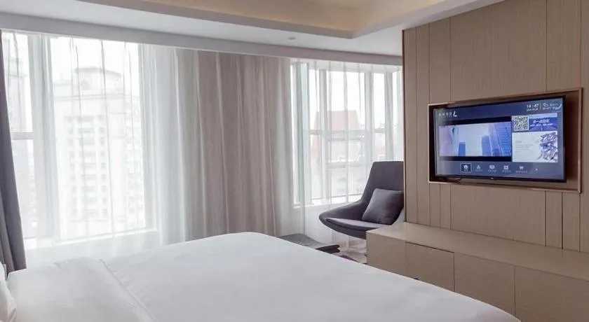 Bed in Lavande Hotel·Jining Party School Building