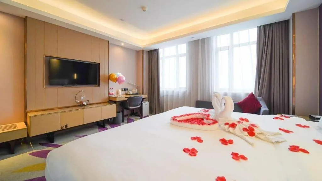 Bed in Lavande Hotel·Jining Party School Building