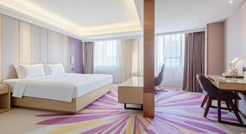 Bed in Lavande Hotel·Jining Party School Building
