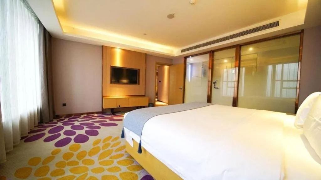 Bed in Lavande Hotel·Jining Party School Building