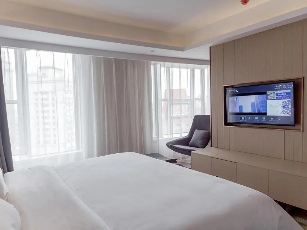 Bed in Lavande Hotel·Jining Party School Building