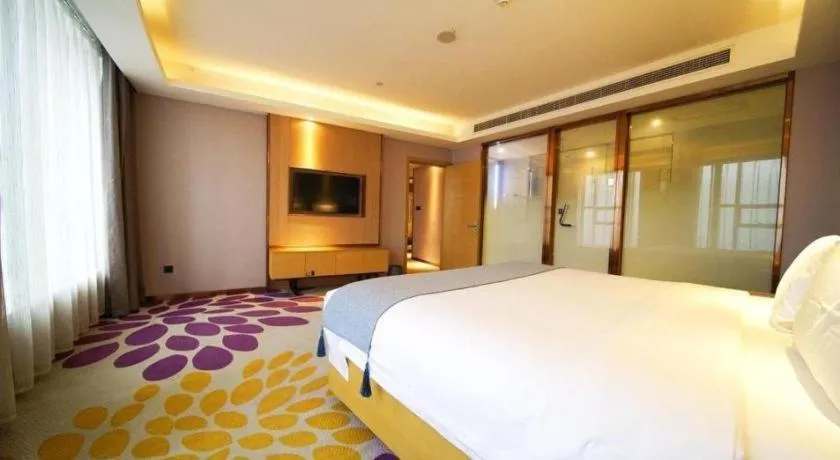 Bed in Lavande Hotel·Jining Party School Building