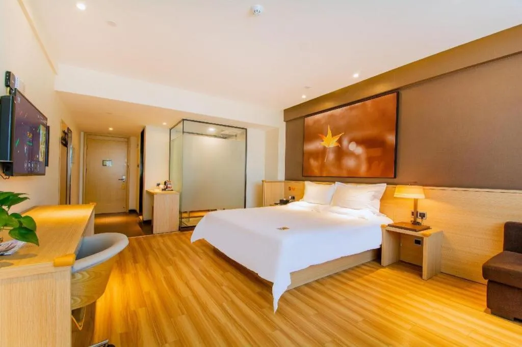 Bed in IU Hotel Baoding Yuhua East Road Passenger Center