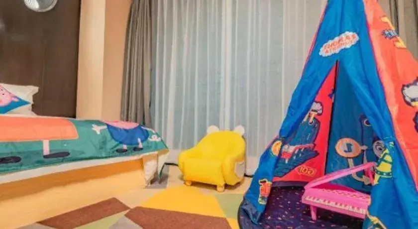 Bed in Chonpines Hotel Guangzhou Sunac Cultural and Tourism City Shiling Bed in Chonpines Hotel Guangzhou Sunac Cultural and Tourism City Shiling