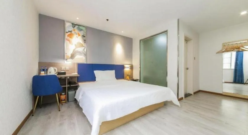 Bed in PAI Hotel·Chengdu Jinsha Museum Metro Station