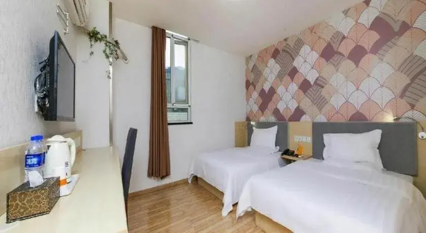 Bed in PAI Hotel·Chengdu Jinsha Museum Metro Station Bed in PAI Hotel·Chengdu Jinsha Museum Metro Station