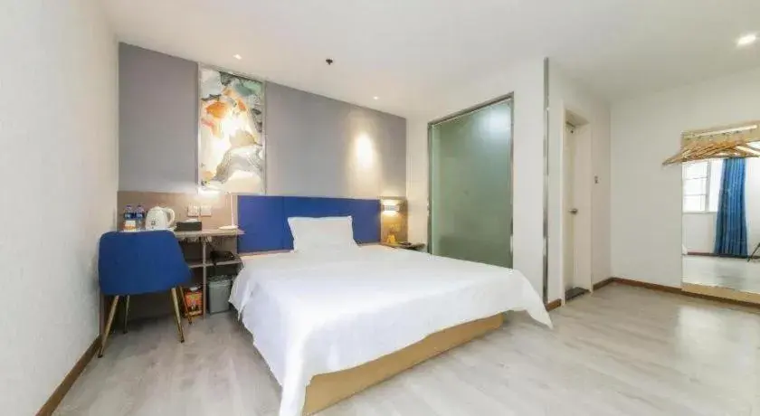 Bed in PAI Hotel·Chengdu Jinsha Museum Metro Station Bed in PAI Hotel·Chengdu Jinsha Museum Metro Station