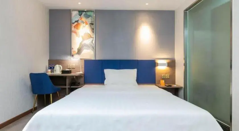 Bed in PAI Hotel·Chengdu Jinsha Museum Metro Station Bed in PAI Hotel·Chengdu Jinsha Museum Metro Station