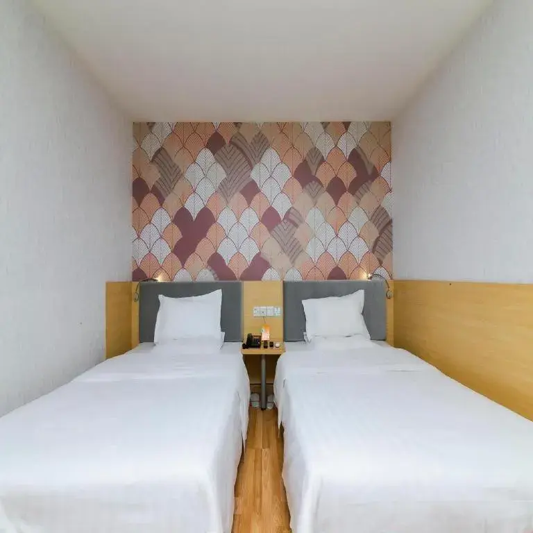 Bed in PAI Hotel·Chengdu Jinsha Museum Metro Station Bed in PAI Hotel·Chengdu Jinsha Museum Metro Station