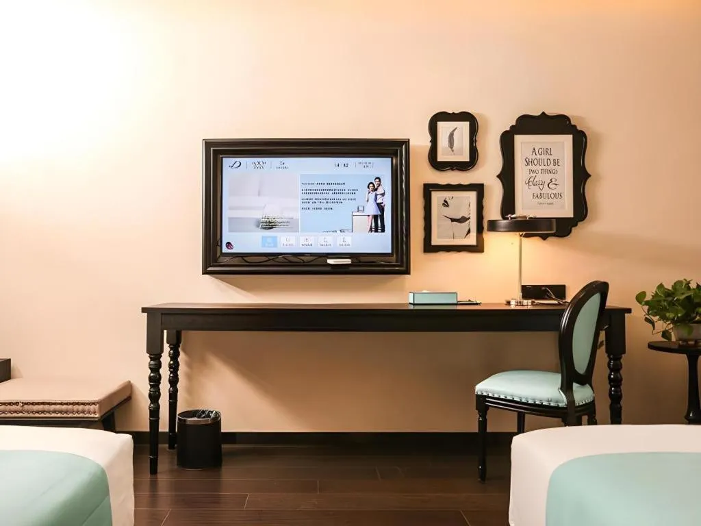 Bed in Xana Hotelle·Ji'nan Hi-tech Zone Century Avenue Tangye