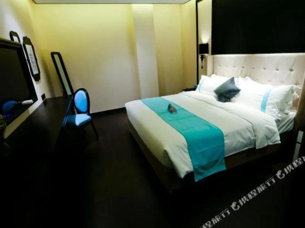 Bed in Xana Hotelle·Ji'nan Hi-tech Zone Century Avenue Tangye