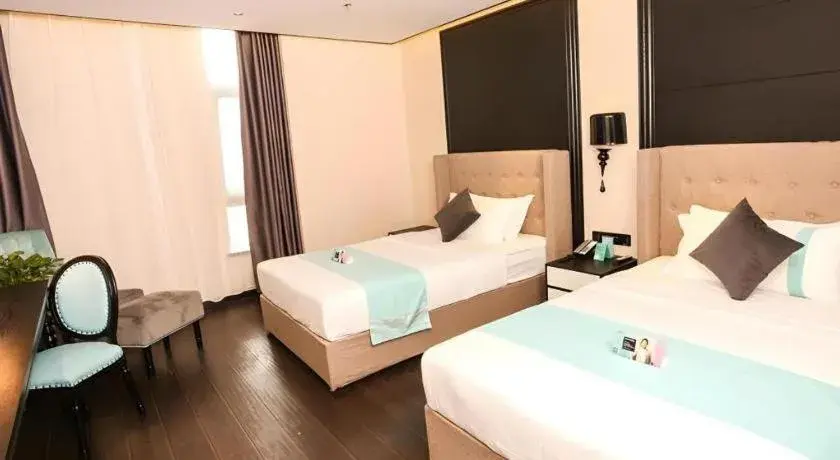 Bed in Xana Hotelle·Ji'nan Hi-tech Zone Century Avenue Tangye Bed in Xana Hotelle·Ji'nan Hi-tech Zone Century Avenue Tangye