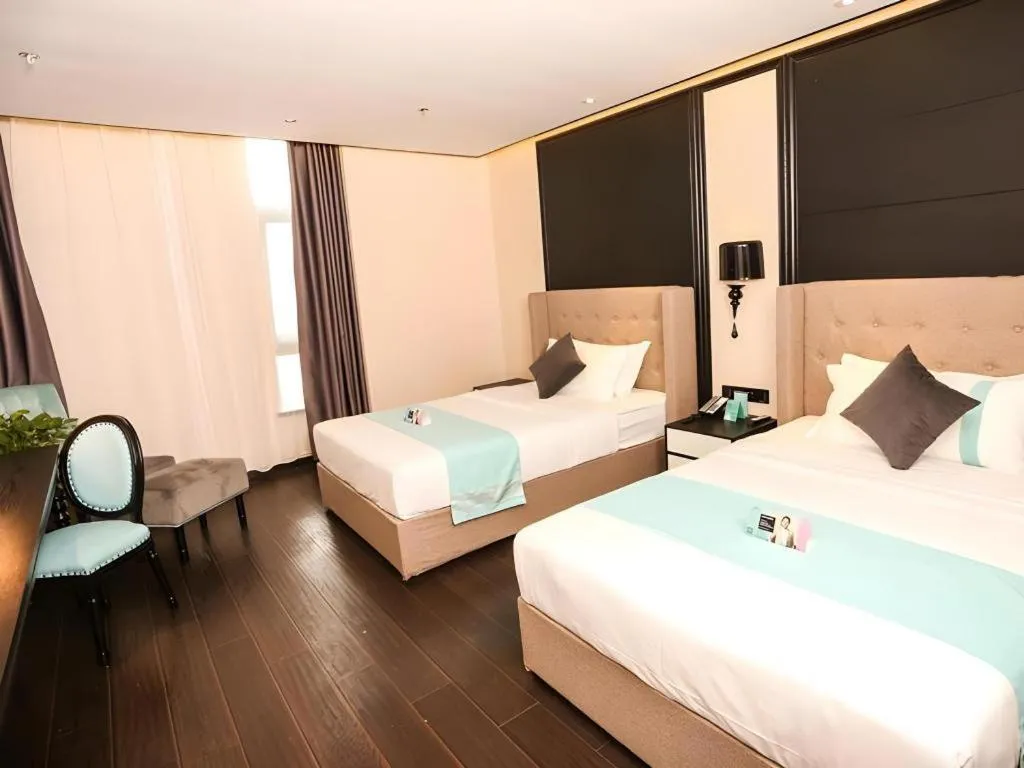 Bed in Xana Hotelle·Ji'nan Hi-tech Zone Century Avenue Tangye