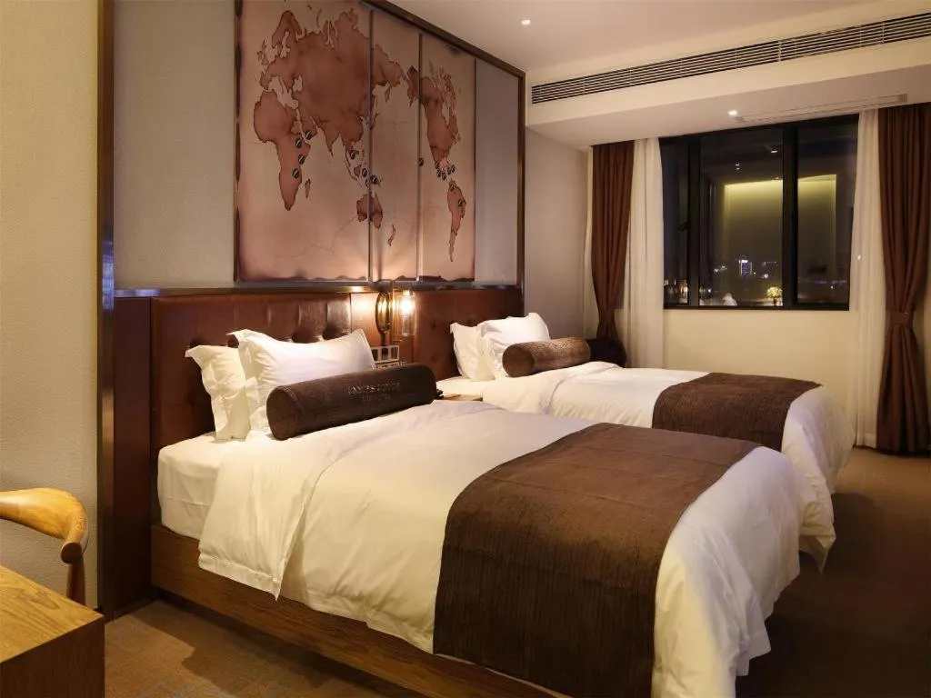 Bed in James Joyce Coffetel·Nannign Shanglin Tongle Road