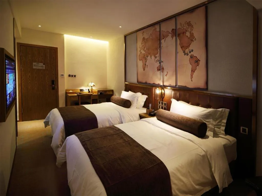 Bed in James Joyce Coffetel·Nannign Shanglin Tongle Road