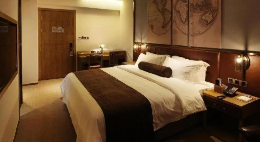 Bed in James Joyce Coffetel·Nannign Shanglin Tongle Road