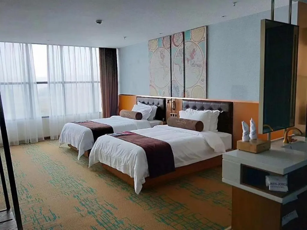 Bed in James Joyce Coffetel·Nannign Shanglin Tongle Road