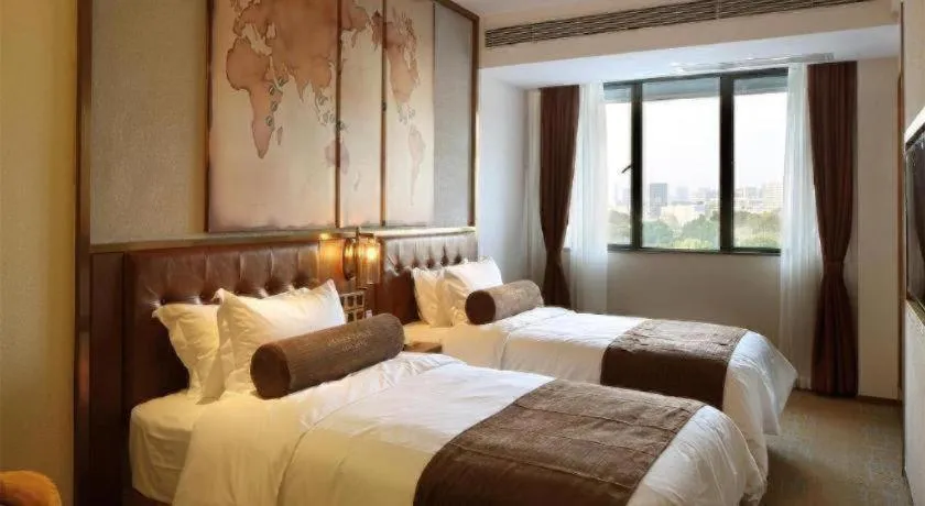 Bed in James Joyce Coffetel·Nannign Shanglin Tongle Road