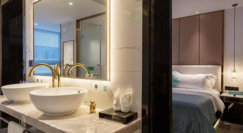 Bed in Xana Deluxe Beijing Guang'anmen Metro Station