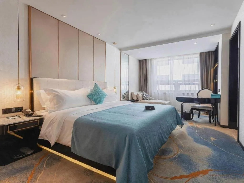 Bed in Xana Deluxe Beijing Guang'anmen Metro Station