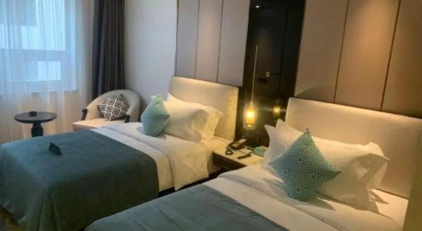 Bed in Xana Deluxe Beijing Guang'anmen Metro Station