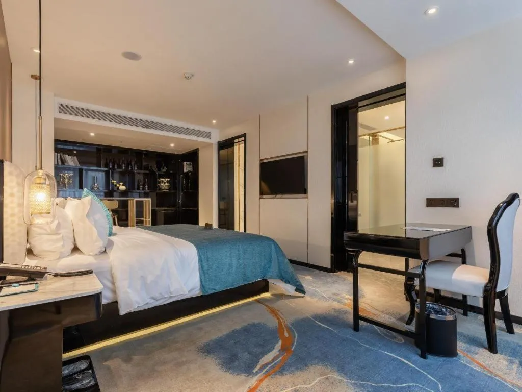 Bed in Xana Deluxe Beijing Guang'anmen Metro Station