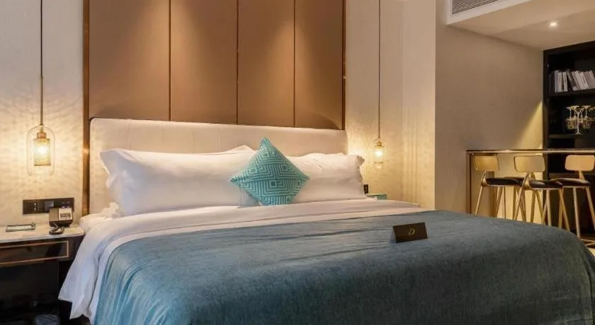 Bed in Xana Deluxe Beijing Guang'anmen Metro Station