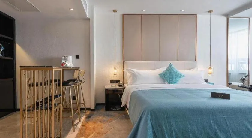 Bed in Xana Deluxe Beijing Guang'anmen Metro Station