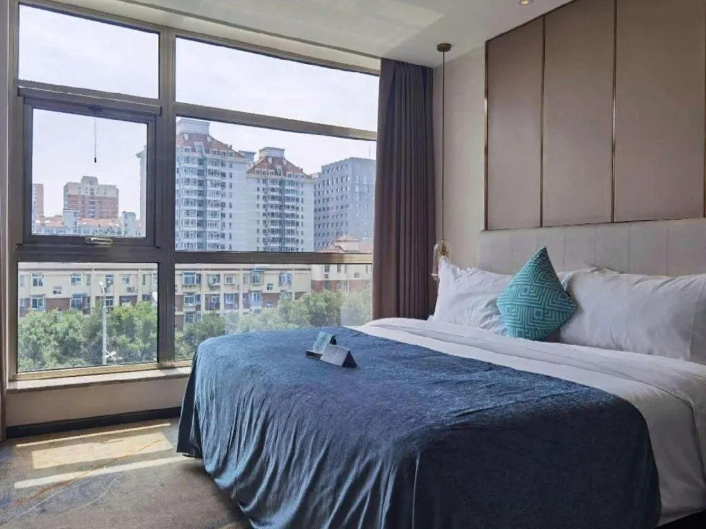 Bed in Xana Deluxe Beijing Guang'anmen Metro Station