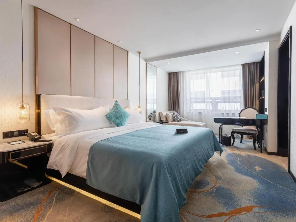 Bed in Xana Deluxe Beijing Guang'anmen Metro Station