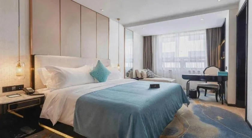 Bed in Xana Deluxe Beijing Guang'anmen Metro Station