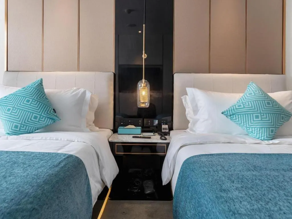 Bed in Xana Deluxe Beijing Guang'anmen Metro Station