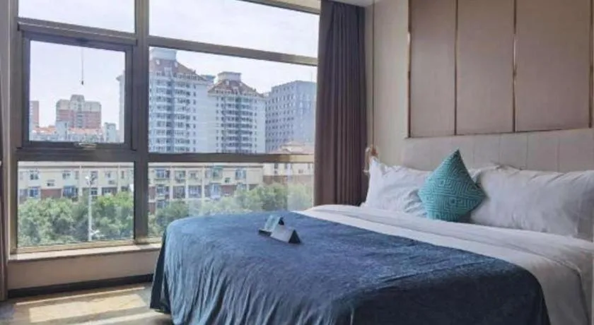 Bed in Xana Deluxe Beijing Guang'anmen Metro Station