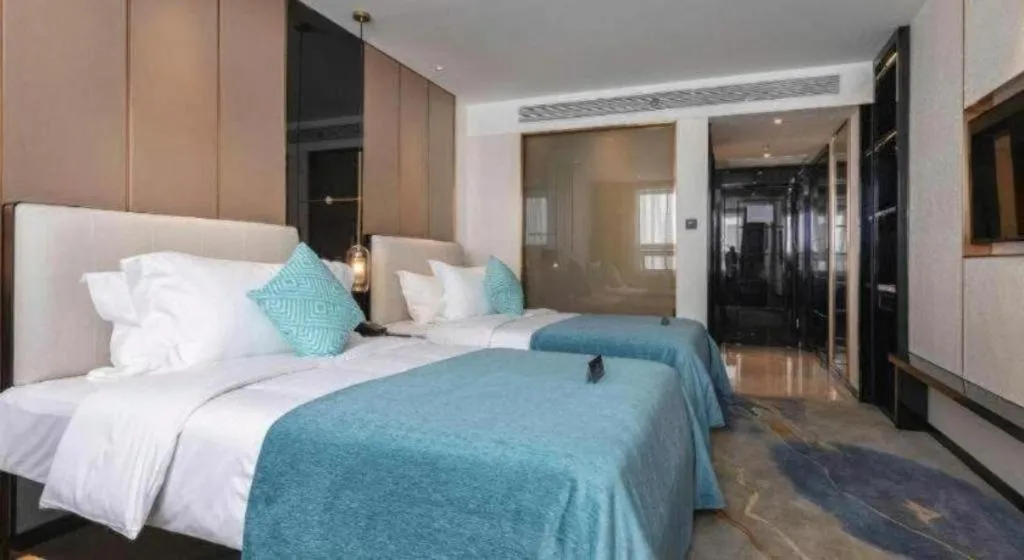 Bed in Xana Deluxe Beijing Guang'anmen Metro Station