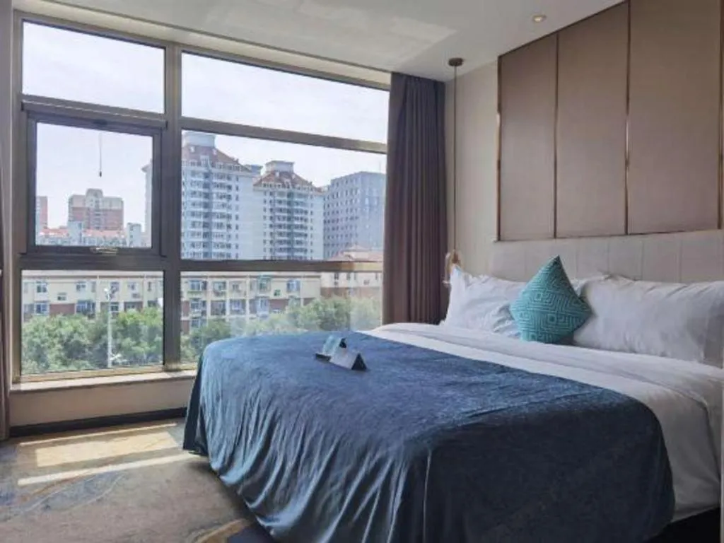 Bed in Xana Deluxe Beijing Guang'anmen Metro Station