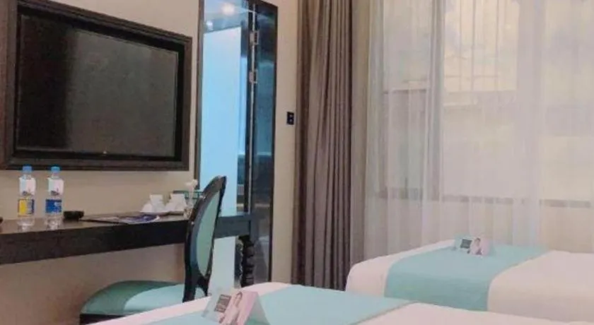 Bed in Xana Hotelle·Guangzhou Shangxiajiu Yongqingfang Changshou Road Metro Station