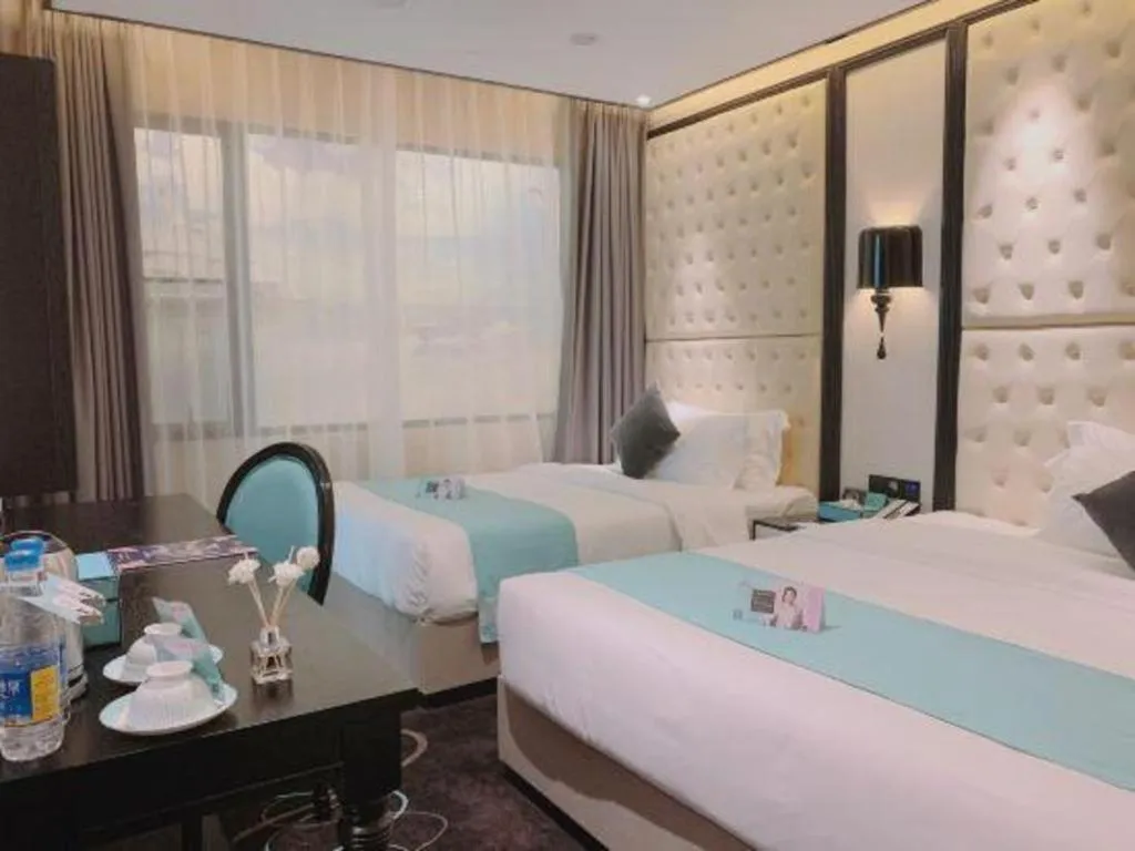 Bed in Xana Hotelle·Guangzhou Shangxiajiu Yongqingfang Changshou Road Metro Station