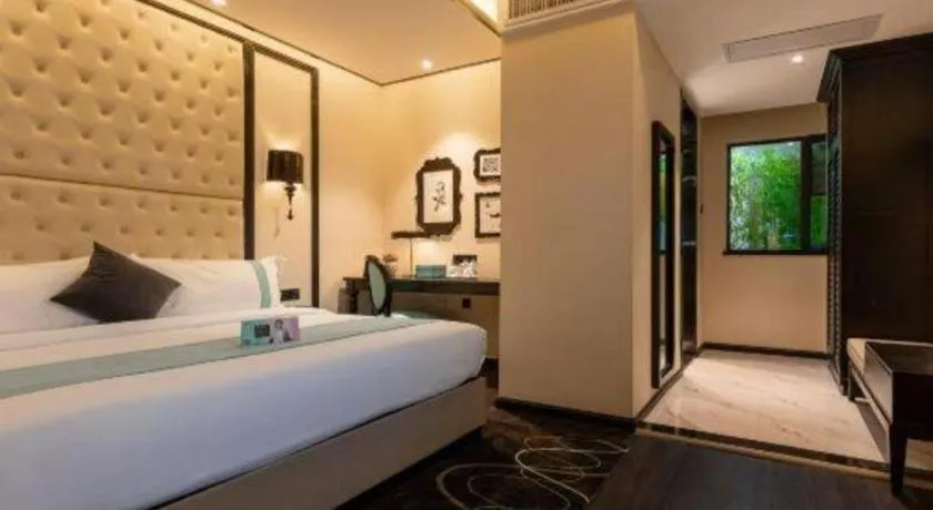 Bed in Xana Hotelle·Guangzhou Shangxiajiu Yongqingfang Changshou Road Metro Station