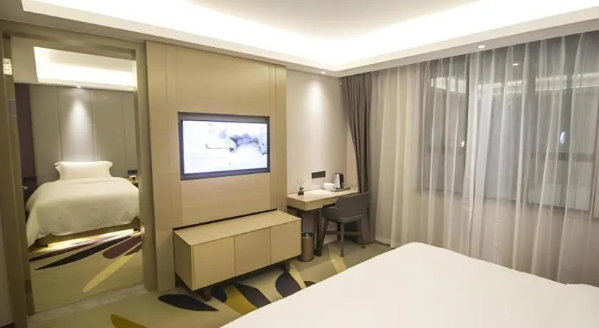 Bed in Lavande Hotel·Heyuan Bavaria