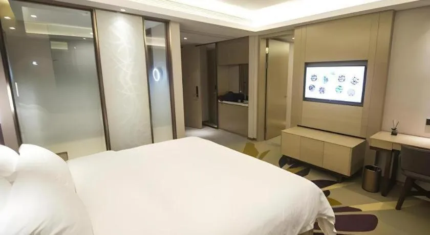 Bed in Lavande Hotel·Heyuan Bavaria