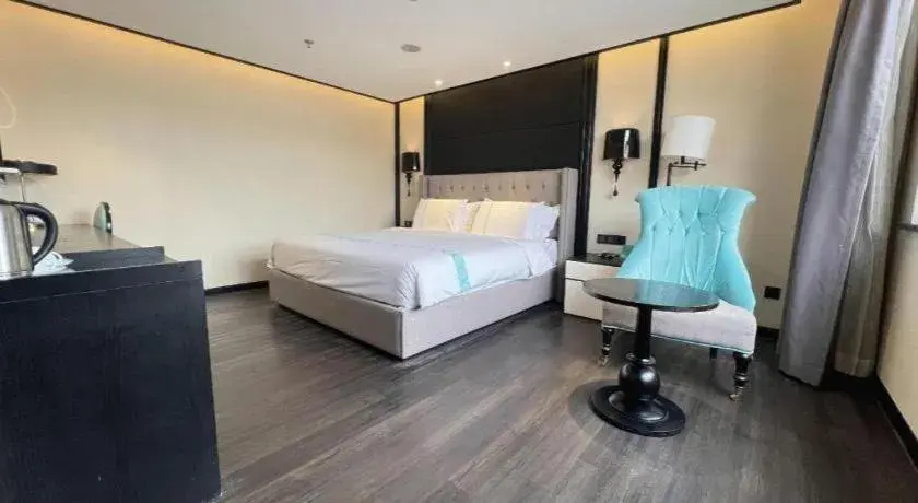 Bed in Xana Hotelle Nanjing Xinjiekou Daxinggong Metro Station Bed in Xana Hotelle Nanjing Xinjiekou Daxinggong Metro Station