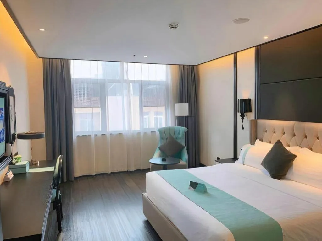 Bed in Xana Hotelle Nanjing Xinjiekou Daxinggong Metro Station