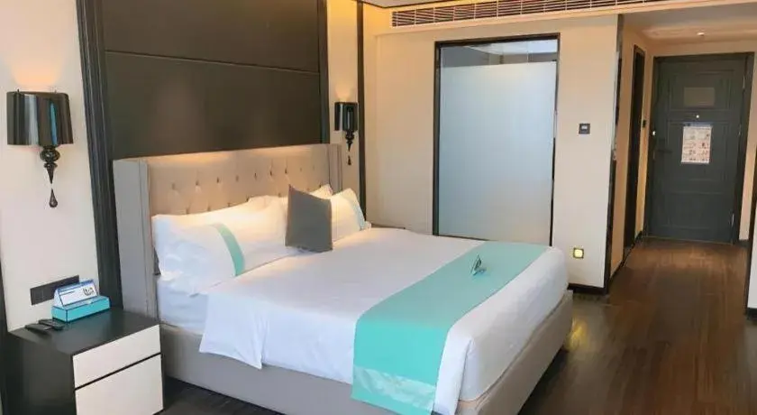 Bed in Xana Hotelle Nanjing Xinjiekou Daxinggong Metro Station Bed in Xana Hotelle Nanjing Xinjiekou Daxinggong Metro Station