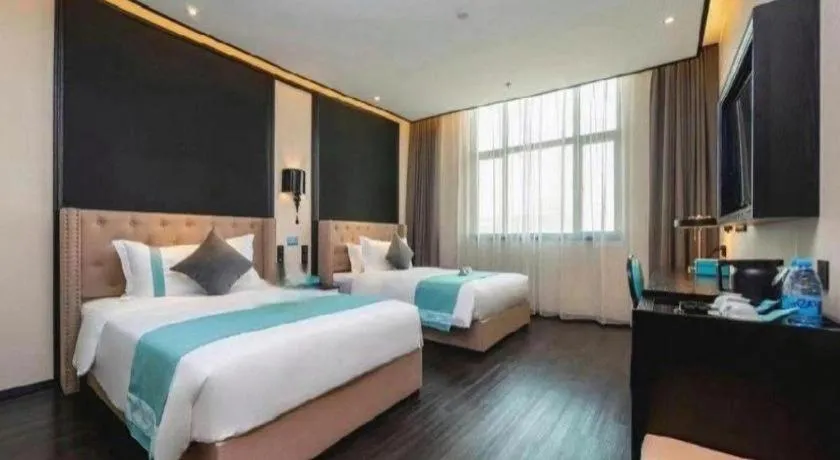 Bed in Xana Hotelle Nanjing Xinjiekou Daxinggong Metro Station