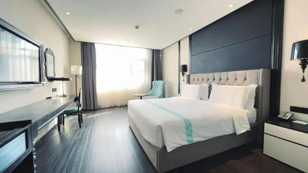 Bed in Xana Hotelle Nanjing Xinjiekou Daxinggong Metro Station