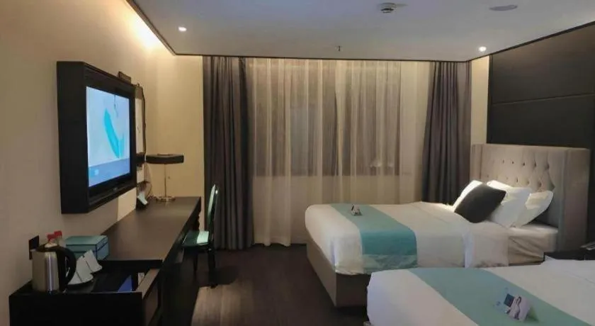 Bed in Xana Hotelle Nanjing Xinjiekou Daxinggong Metro Station