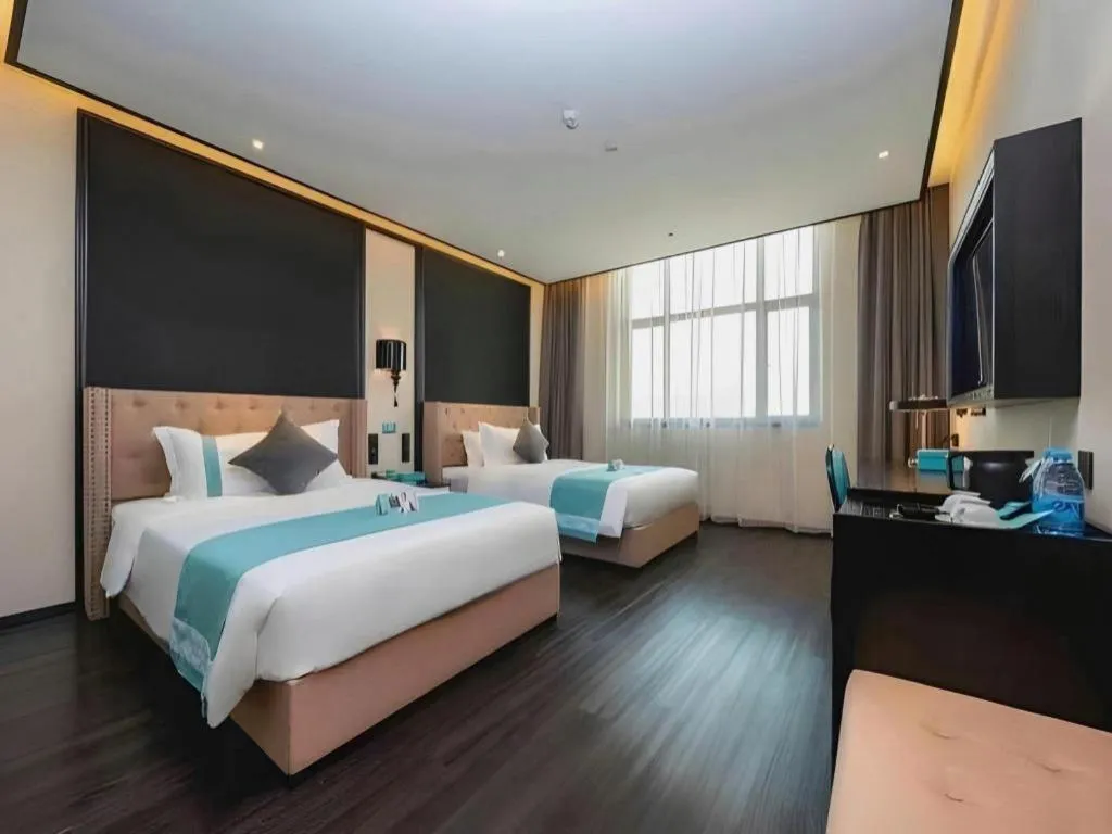 Bed in Xana Hotelle Nanjing Xinjiekou Daxinggong Metro Station