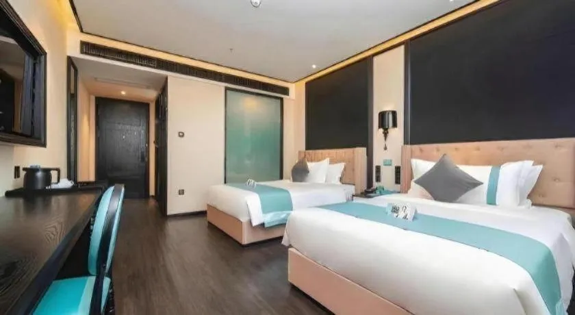 Bed in Xana Hotelle Nanjing Xinjiekou Daxinggong Metro Station