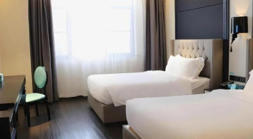 Bed in Xana Hotelle Nanjing Xinjiekou Daxinggong Metro Station