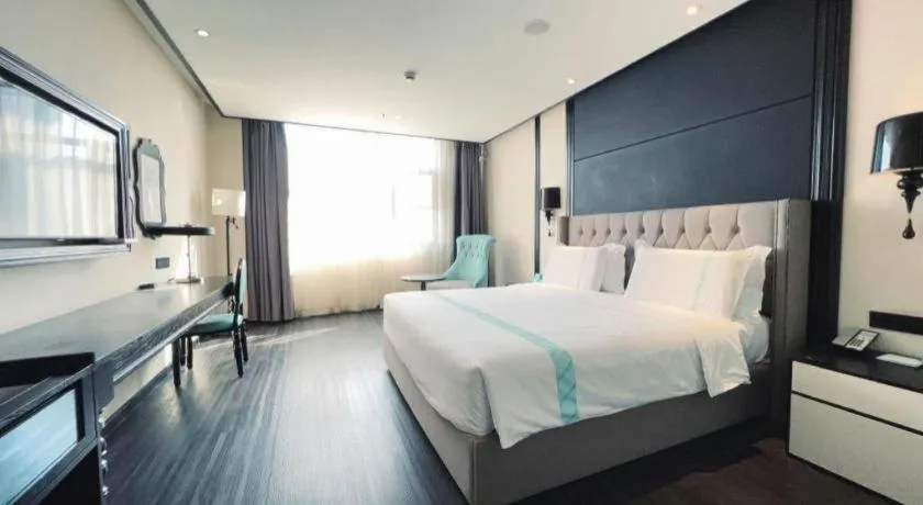 Bed in Xana Hotelle Nanjing Xinjiekou Daxinggong Metro Station